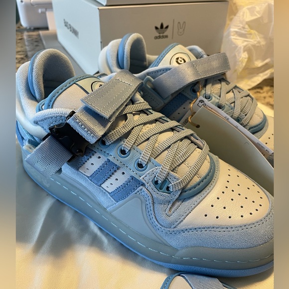 adidas Other - Size 5 Men - adidas Forum Buckle Low x Bad Bunny Blue Tint - GY9693